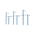 3 Series Wall Mounted High Low Rig 3 Bay | BLK BOX