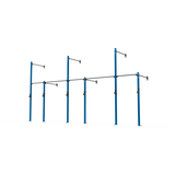 3 Series Wall Mounted High Low Rig 3 Bay | BLK BOX