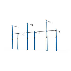 3 Series Wall Mounted High Low Rig 3 Bay | BLK BOX
