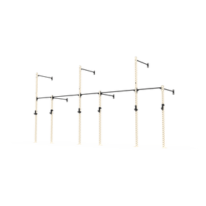3 Series Wall Mounted High Low Rig 3 Bay | BLK BOX