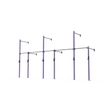 3 Series Wall Mounted High Low Rig 3 Bay | BLK BOX