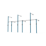 3 Series Wall Mounted High Low Rig 3 Bay | BLK BOX