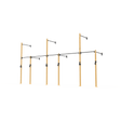 3 Series Wall Mounted High Low Rig 3 Bay | BLK BOX