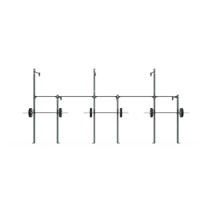 3 Series Wall Mounted High Low Rig 3 Bay | BLK BOX