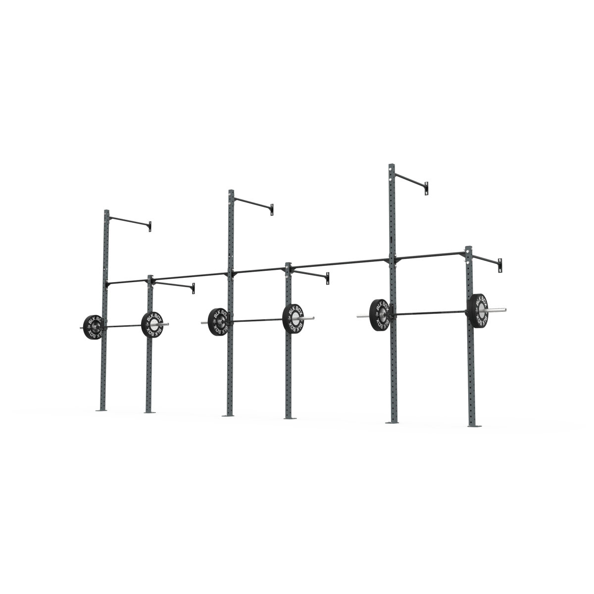 3 Series Wall Mounted High Low Rig 3 Bay | BLK BOX