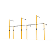 3 Series Wall Mounted High Low Rig 3 Bay | BLK BOX