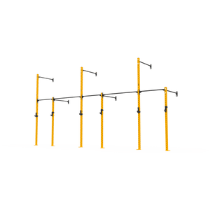 3 Series Wall Mounted High Low Rig 3 Bay | BLK BOX