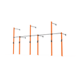 3 Series Wall Mounted High Low Rig 3 Bay | BLK BOX