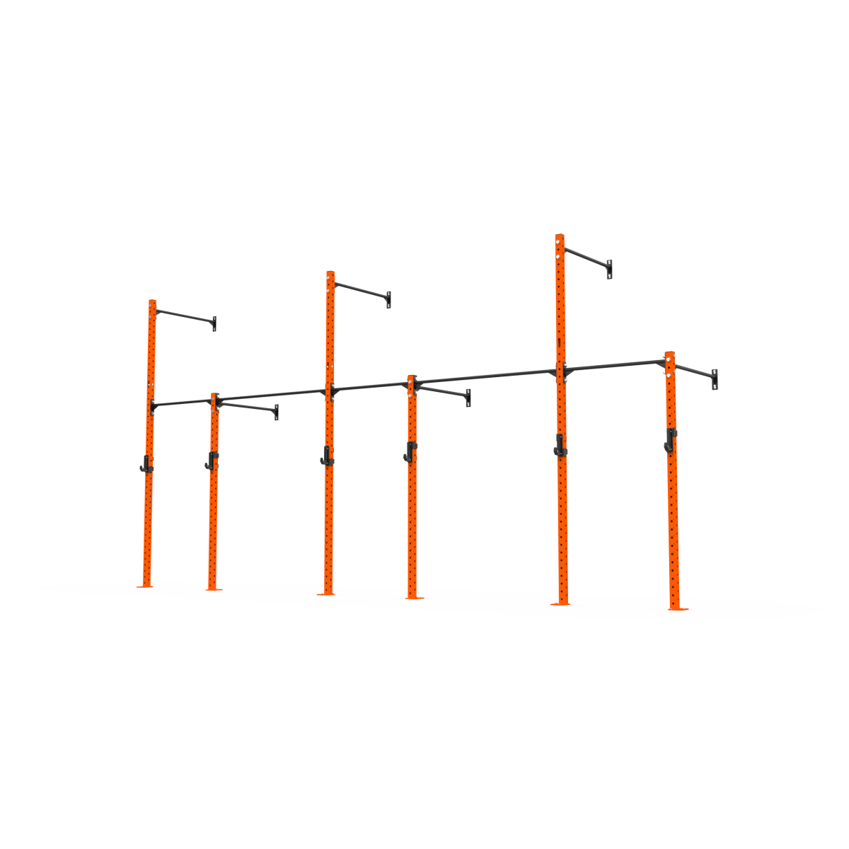 3 Series Wall Mounted High Low Rig 3 Bay | BLK BOX