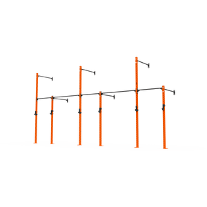 3 Series Wall Mounted High Low Rig 3 Bay | BLK BOX
