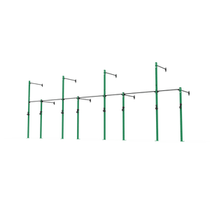 3 Series Wall Mounted High Low Rig 4 Bay | BLK BOX