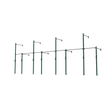 3 Series Wall Mounted High Low Rig 4 Bay | BLK BOX