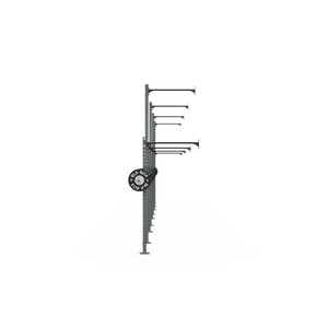 3 Series Wall Mounted High Low Rig 4 Bay | BLK BOX