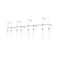 3 Series Wall Mounted High Low Rig 4 Bay | BLK BOX