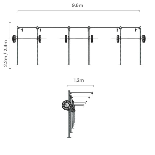 3 Series Wall Mounted Rigs - BLK BOX