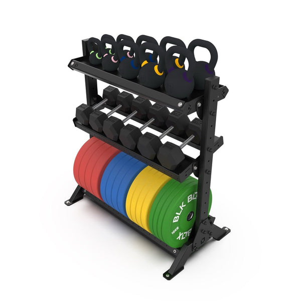 3 Tier Basecamp Storage System - 1.2m - BLK BOX