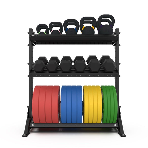 3 Tier Basecamp Storage System - 1.2m - BLK BOX