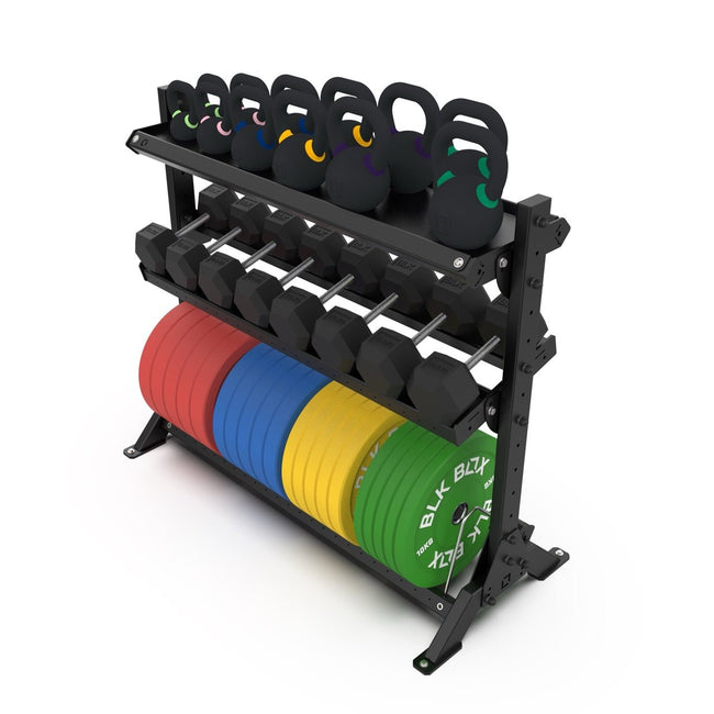 3 Tier Basecamp Storage System - 1.5m - BLK BOX