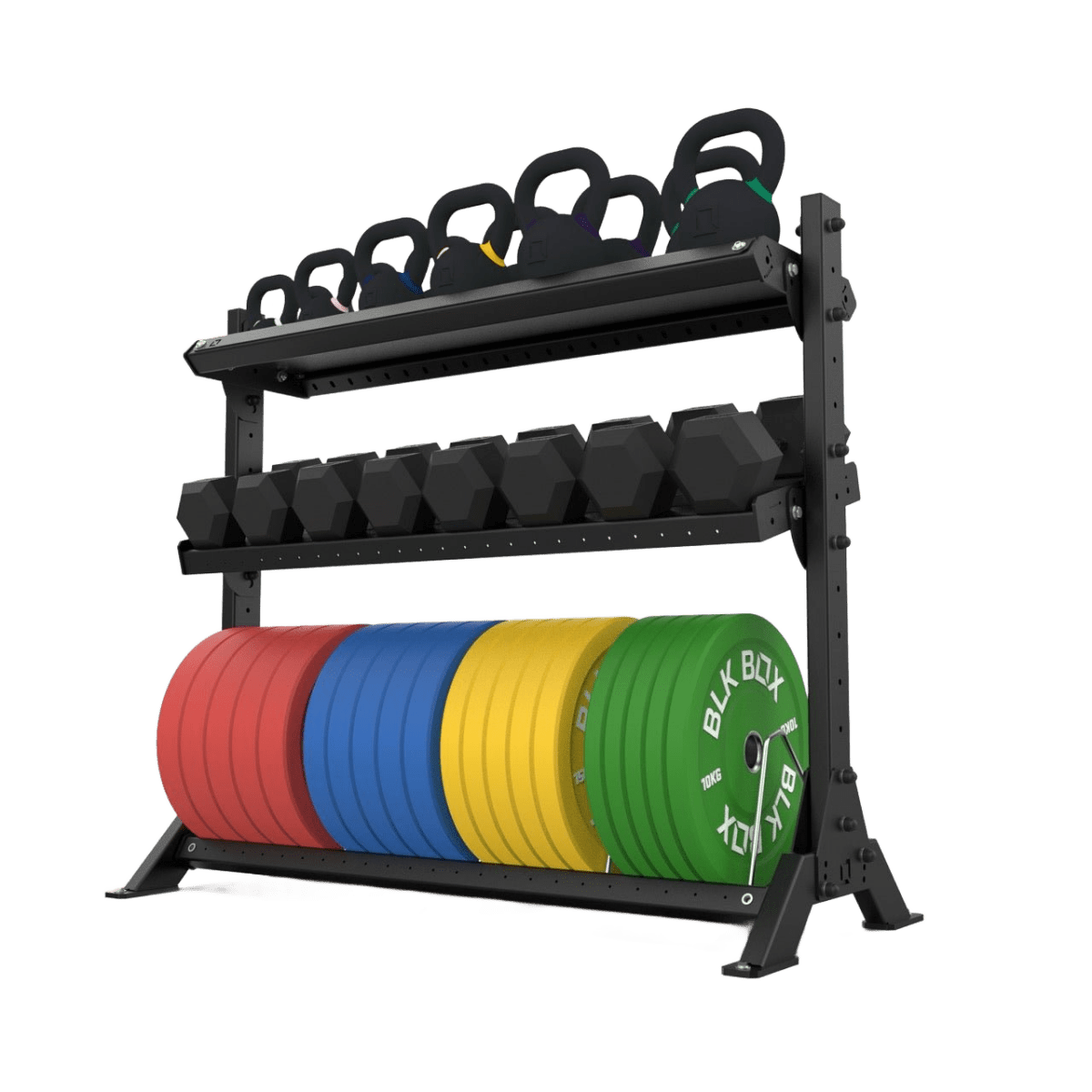 3 Tier Basecamp Storage System - 1.5m | BLK BOX