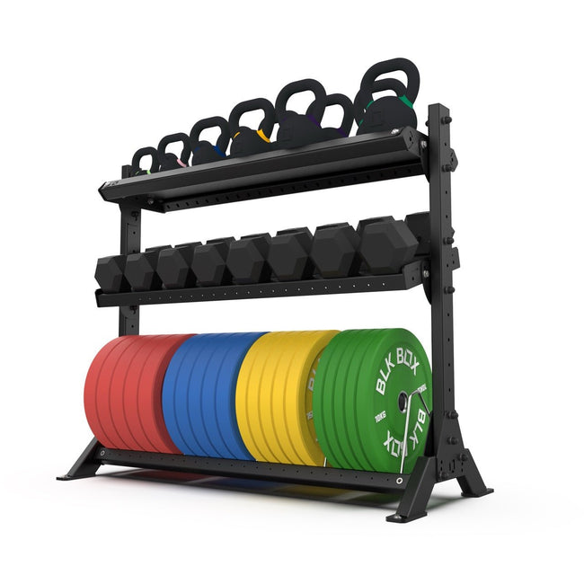 3 Tier Basecamp Storage System - 1.5m - BLK BOX