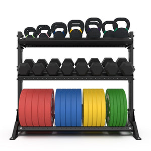 3 Tier Basecamp Storage System - 1.5m - BLK BOX