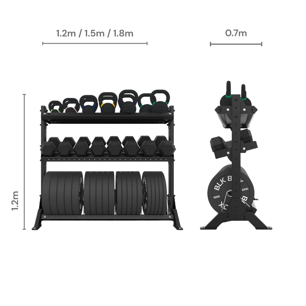 BLK BOX Basecamp 3 Tier Storage System 1.2m – BLK BOX