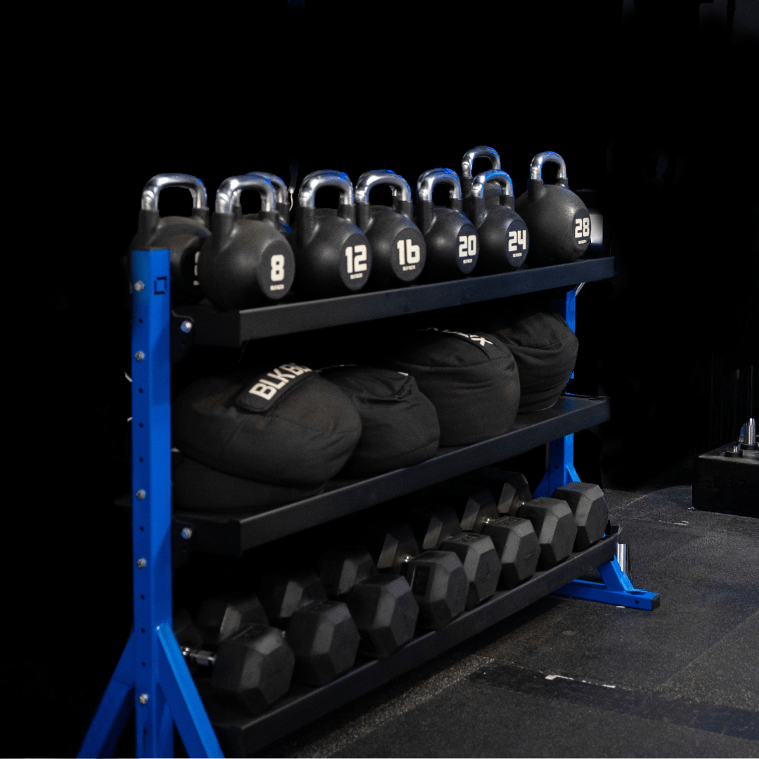 3 Tier Basecamp Storage System - 1.8m - BLK BOX