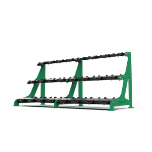 3 Tier Round Dumbbell Rack 2.5 - 30kg - BLK BOX