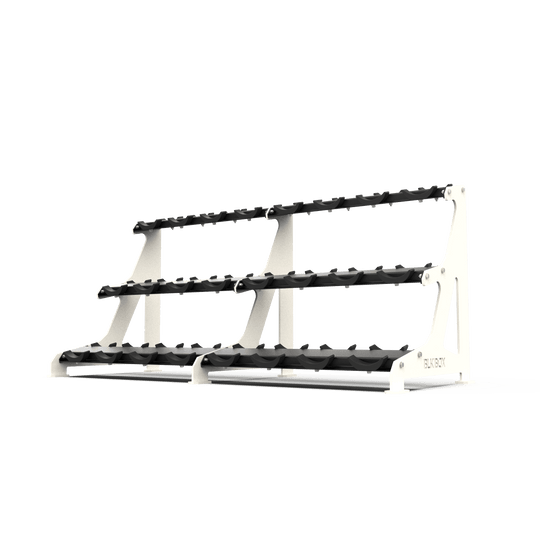 3 Tier Round Dumbbell Rack 2.5 - 30kg - BLK BOX