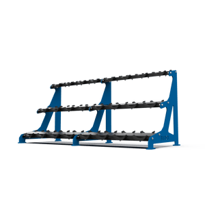 3 Tier Round Dumbbell Rack 2.5 - 30kg - BLK BOX