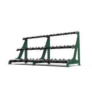 3 Tier Round Dumbbell Rack 2.5 - 30kg - BLK BOX