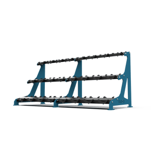 3 Tier Round Dumbbell Rack 2.5 - 30kg - BLK BOX