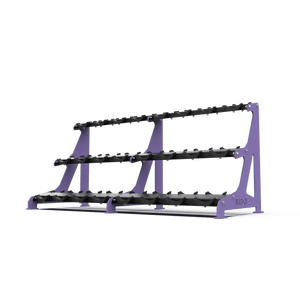 3 Tier Round Dumbbell Rack 2.5 - 30kg - BLK BOX