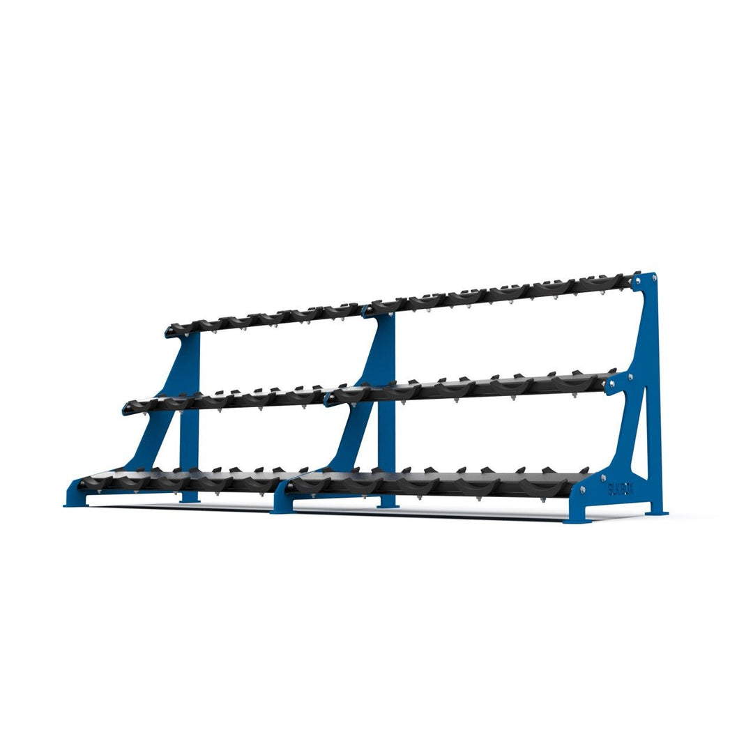 3 Tier Round Dumbbell Rack 2.5 - 40kg - BLK BOX