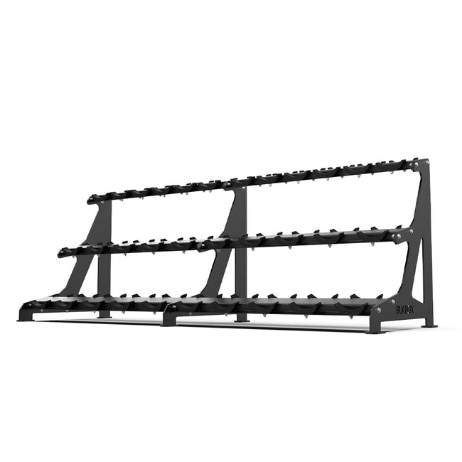 3 Tier Round Dumbbell Rack 2.5 - 40kg - BLK BOX