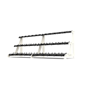 3 Tier Round Dumbbell Rack 2.5 - 40kg - BLK BOX