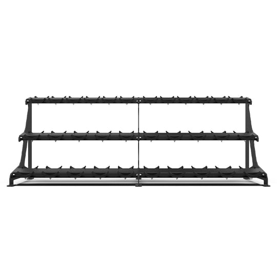 3 Tier Round Dumbbell Rack 2.5 - 40kg - BLK BOX
