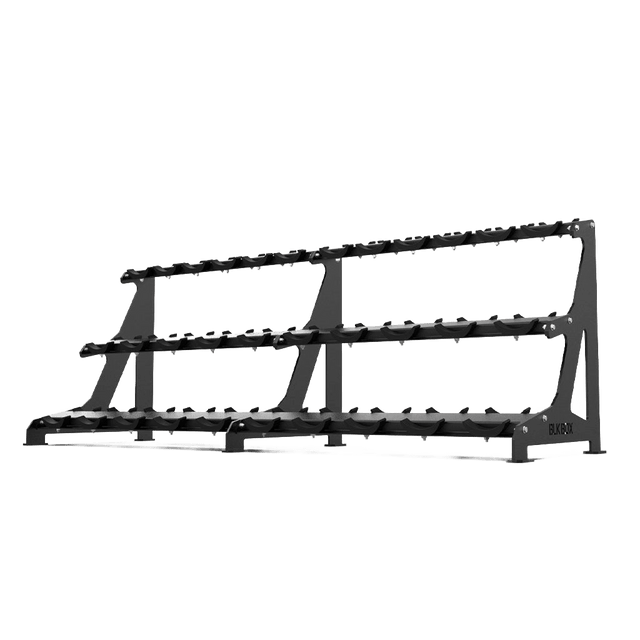 3 Tier Round Dumbbell Rack 2.5 - 40kg | BLK BOX
