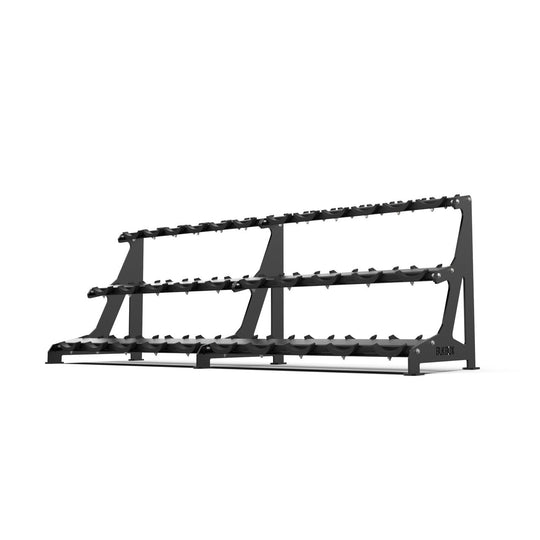 3 Tier Round Dumbbell Rack 2.5 - 40kg - BLK BOX