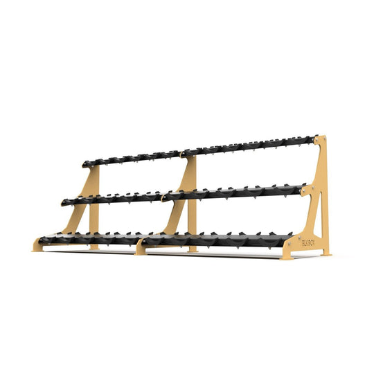 3 Tier Round Dumbbell Rack 2.5 - 40kg - BLK BOX