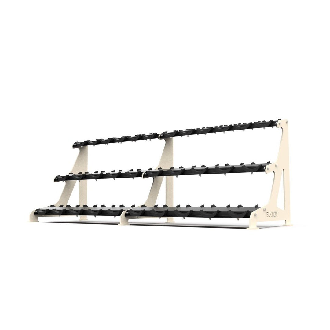 3 Tier Round Dumbbell Rack 2.5 - 40kg - BLK BOX