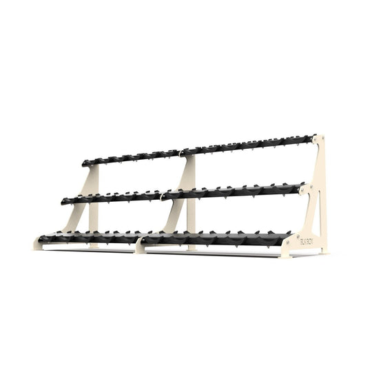3 Tier Round Dumbbell Rack 2.5 - 40kg - BLK BOX