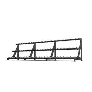 3 Tier Round Dumbbell Rack 2.5 - 50kg | BLK BOX