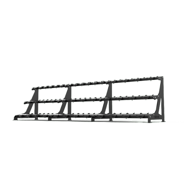 3 Tier Round Dumbbell Rack 2.5 - 50kg | BLK BOX