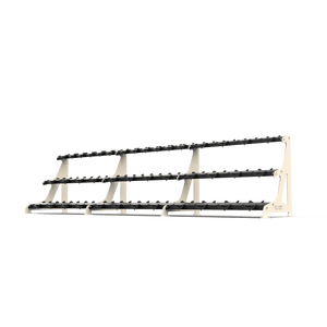 3 Tier Round Dumbbell Rack 2.5 - 50kg - BLK BOX