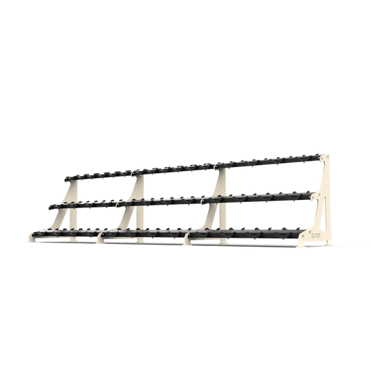 3 Tier Round Dumbbell Rack 2.5 - 50kg - BLK BOX