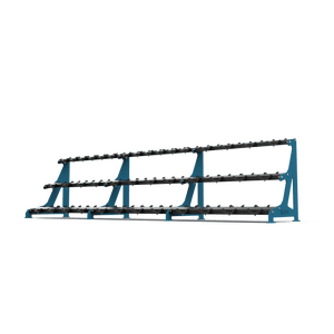 3 Tier Round Dumbbell Rack 2.5 - 50kg - BLK BOX