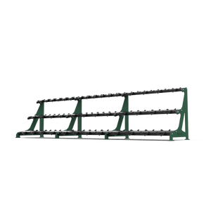 3 Tier Round Dumbbell Rack 2.5 - 50kg - BLK BOX