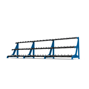 3 Tier Round Dumbbell Rack 2.5 - 50kg - BLK BOX