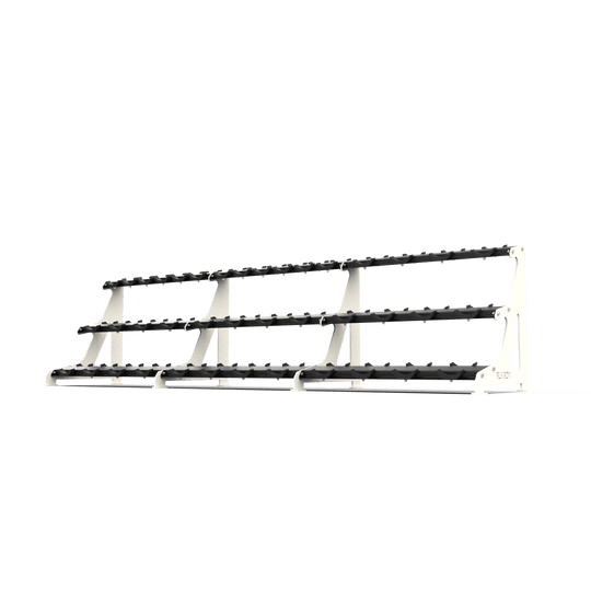 3 Tier Round Dumbbell Rack 2.5 - 50kg - BLK BOX